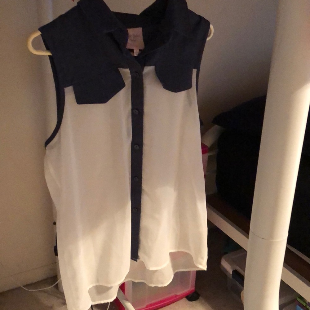 Sheer sleeveless dress top
